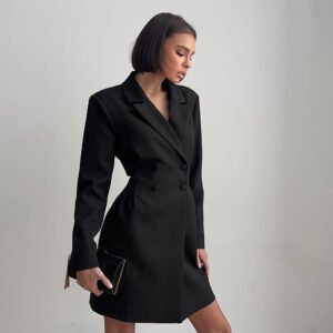 Sweet cool style suit dress commuter suit dress waist slimming dress for women