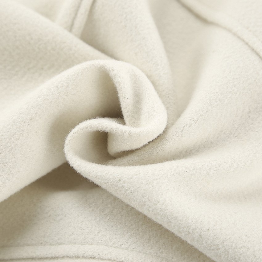 Woolen coat, woolen top, loose splicing design, warm women's short clothing - Image 4